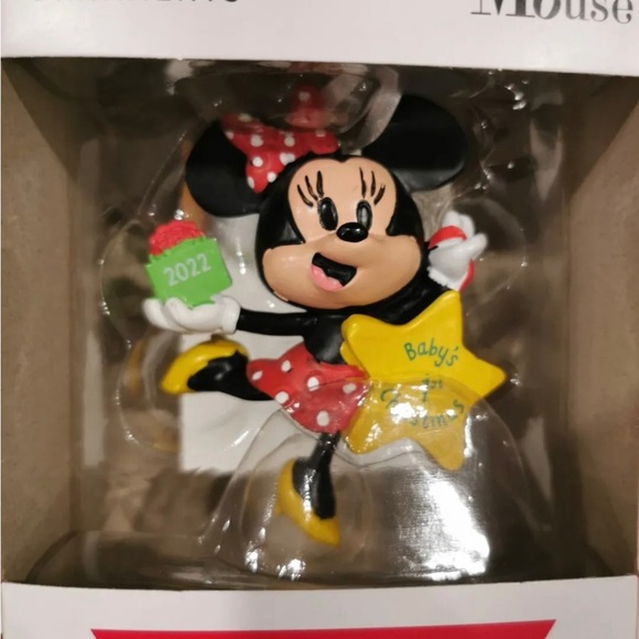 Hallmark Disney Minnie Mouse baby 1st first Christmas 2022 Christmas Ornament - Picture 3 of 3